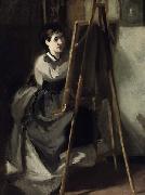 Portrait of Sister as Artist, Eva Gonzales